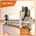 With 9 years experience factory directly top mounted barn door sliding hardware